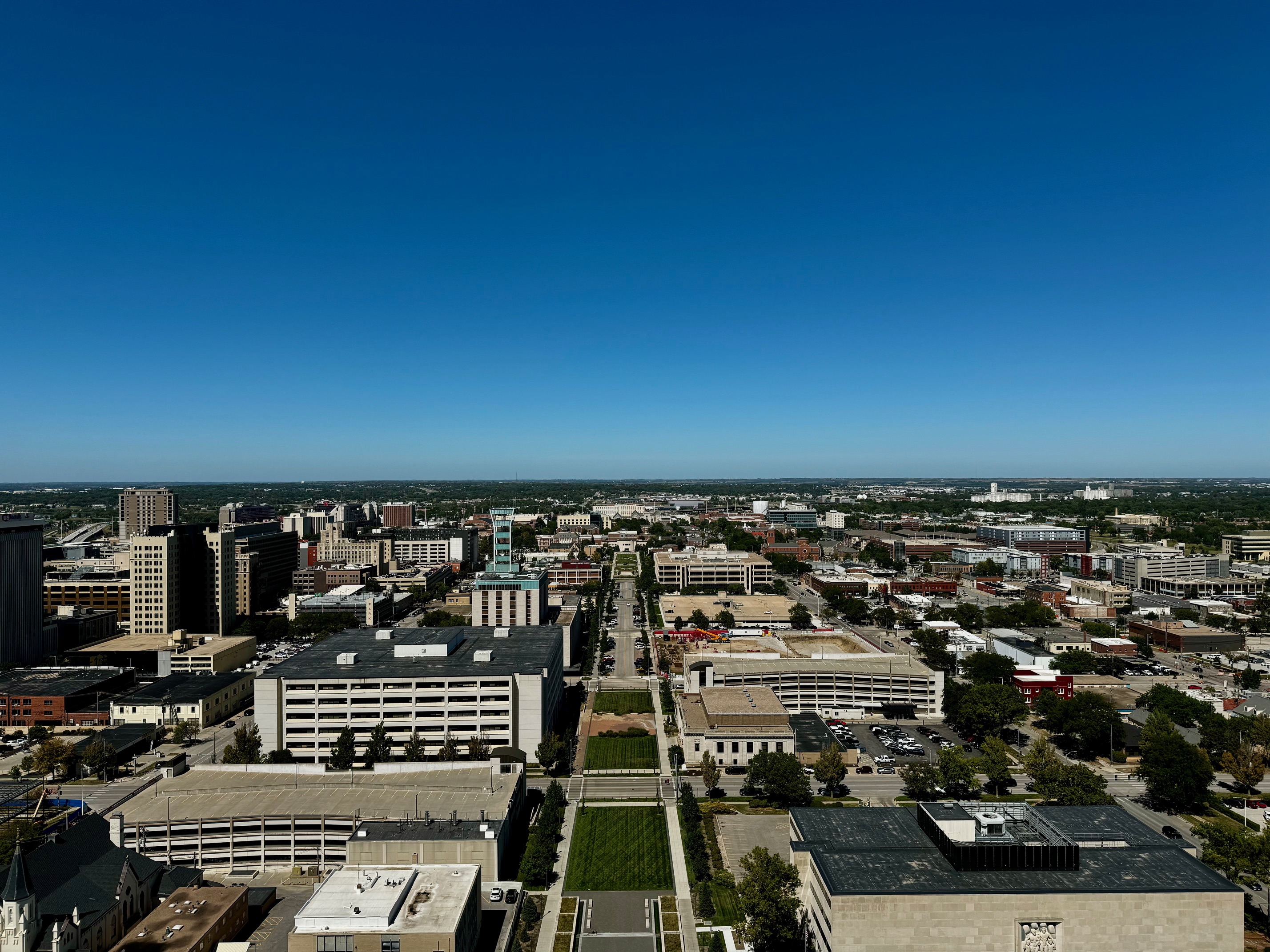 A view across downtown Lincoln